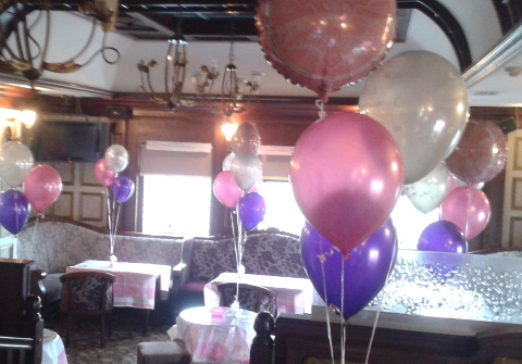 Girls Communion Helium Balloons The Gate Bar Dublin