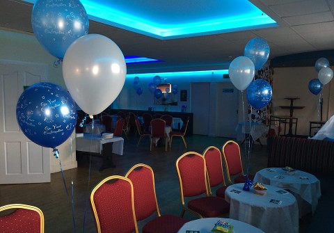 Confirmation Boy Helium Balloons in Templeogue Utd. Football Club